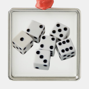 Ornement Carré Argenté Jeux de matrices