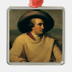 Ornement Carré Argenté Johann Wolfgang von Goethe