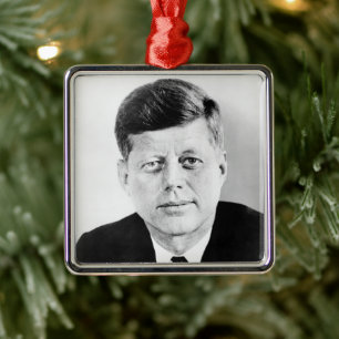 Ornement Carré Argenté John Jack Kennedy Maison Blanche présidentielle am