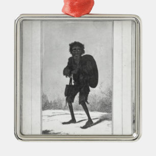Ornement Carré Argenté Joli Bob, pauvre Bob, Bob arqué, 1819