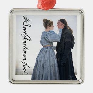 Ornement Carré Argenté Jul Munne Exclusive Gentleman Jack Ornament