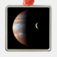 Jupiter Géant Gaz Planète & Io Galilée Lune