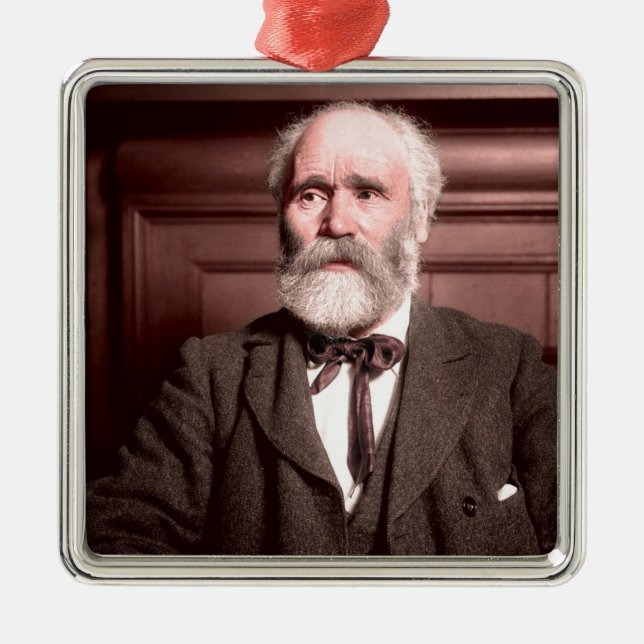 Ornement Carré Argenté Keir Hardie (Devant)