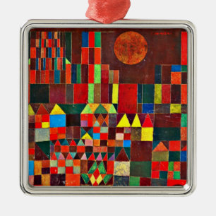 Ornement Carré Argenté Klee - Château et Soleil