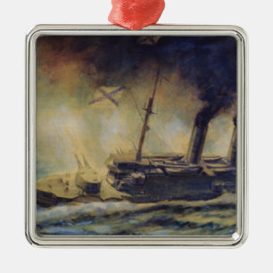 Ornement Carré Argenté La bataille du Golfe de Riga, août 1915, 1940