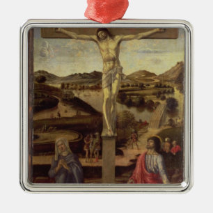 Ornement Carré Argenté La crucifixion, c.1455