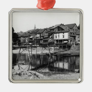 Ornement Carré Argenté La rivière Nahe, Bad Kreuznach, c.1910