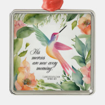 Lamentations 3:22-23 Colibri Chrétien