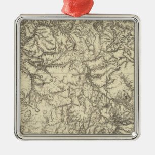 Ornement Carré Argenté Le Colorado du sud 3