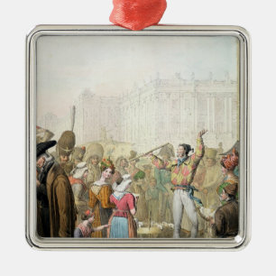 Ornement Carré Argenté Le d'Ecole de Quai, Paris, 1831