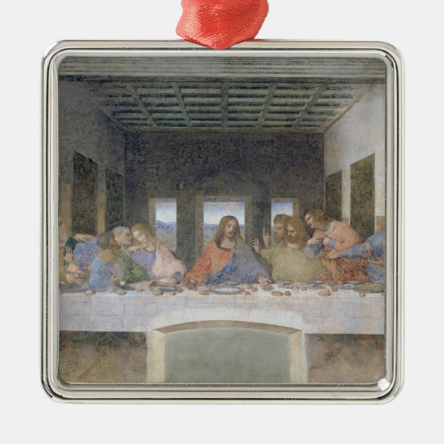 Ornement Carré Argenté Le dernier dîner, 1495-97 2 (Devant)