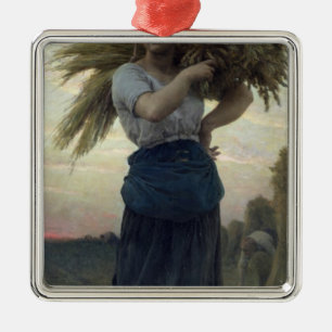 Ornement Carré Argenté Le glaneur, 1877