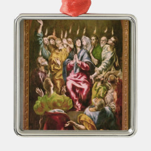 Ornement Carré Argenté Le Pentecost, c.1604-14