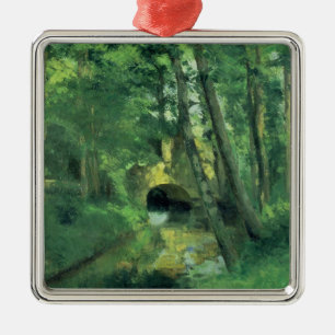 Ornement Carré Argenté Le petit pont, Pontoise, 1875