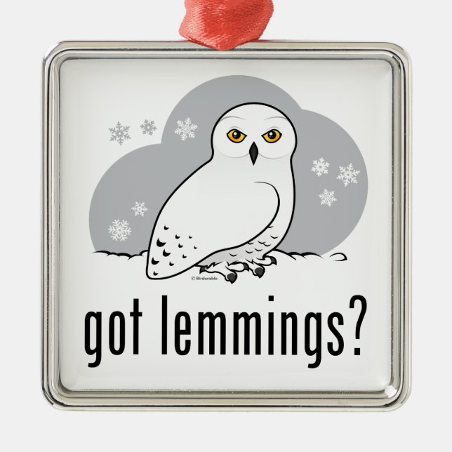 Ornement Carré Argenté lemmings obtenus ? (Devant)