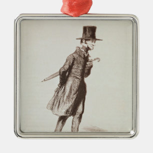 Ornement Carré Argenté L'employé