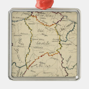Ornement Carré Argenté L'Espagne et le Portugal 8