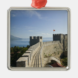 Ornement Carré Argenté MACÉDOINE, Ohrid. Château de Car Samoil - Château