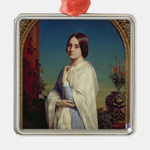 Ornement Carré Argenté Madame Edouard Dubufe 1842