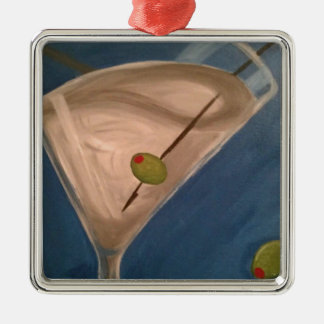 Ornement Carré Argenté Martini sale