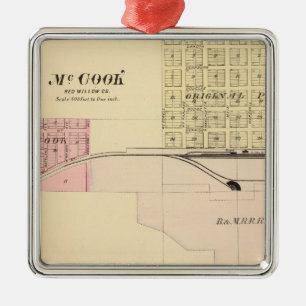 Ornement Carré Argenté McCook, Nébraska