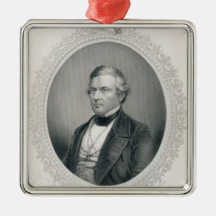 Ornement Carré Argenté Millard Fillmore