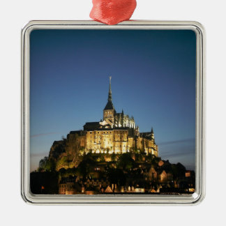 Ornement Carré Argenté Mont St Michel