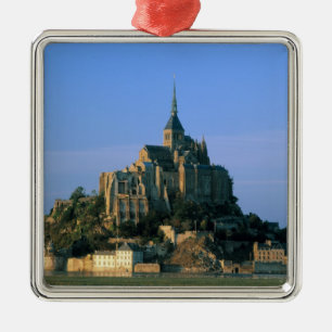 Ornement Carré Argenté Mont St Michel, Manche, Normandie, France