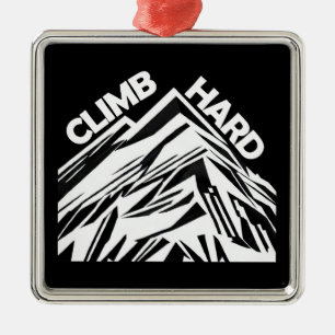 Ornement Carré Argenté Monter l'alpinisme dur