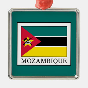 Ornement Carré Argenté Mozambique
