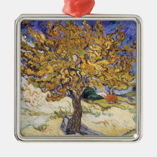 Ornement Carré Argenté Mûrier de Vincent van Gogh  , 1889