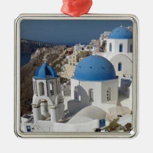 Ornement Carré Argenté Mykonos Grèce Travel