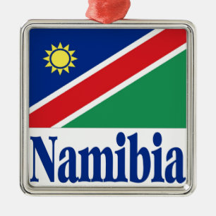 Ornement Carré Argenté Namibie