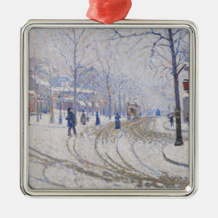 Ornement Carré Argenté Neige, Boulevard de Clichy, Paris, 1886