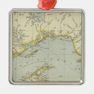 Ornement Carré Argenté Ontario, Canada