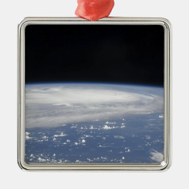 Ornement Carré Argenté Ouragan Ike 8 (Devant)