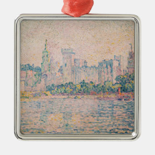 Ornement Carré Argenté Paul Signac - Avignon, matin