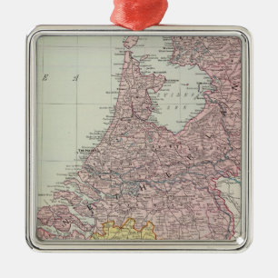 Ornement Carré Argenté Pays du Benelux