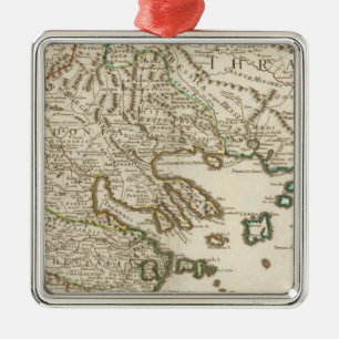 Ornement Carré Argenté Péninsule balkanique, Grèce, Macédoine 2