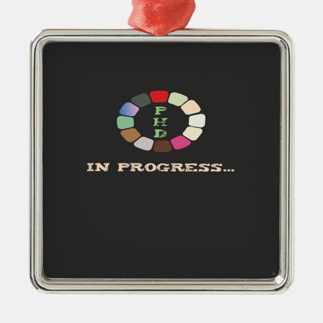 Ornement Carré Argenté PhD (Devant)