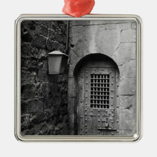 Ornement Carré Argenté Porte à la prison de Newgate