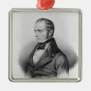 Ornement Carré Argenté Portrait de Francois Xavier Bichat