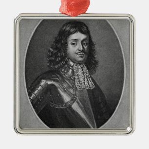 Ornement Carré Argenté Portrait de monsieur Richard Stainer