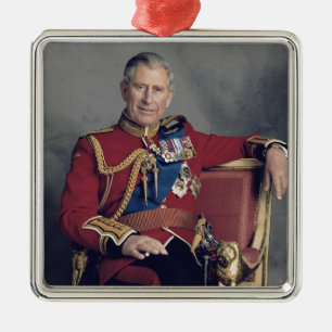 Ornement Carré Argenté Prince Charles III 2018