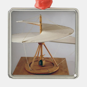 Ornement Carré Argenté Reconstruction modèle de la conception de da Vinc