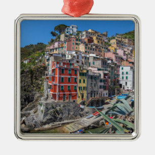 Ornement Carré Argenté Riomaggiore Cinque Terre Ligurie Italie