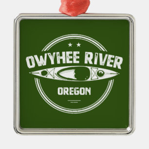 Ornement Carré Argenté Rivière Owyhee, Oregon