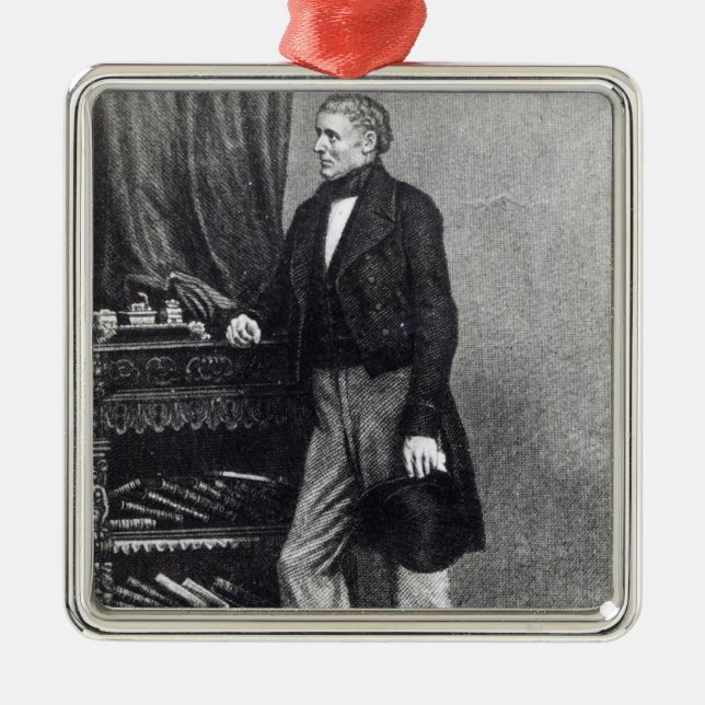 Ornement Carré Argenté Robert Smith Surtees (Devant)