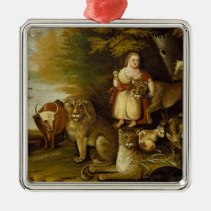 Ornement Carré Argenté Royaume pacifique 1830-32