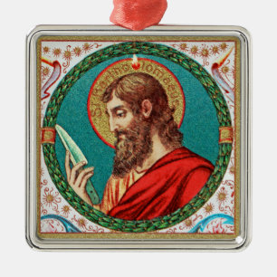 Ornement Carré Argenté Saint Bartholomée l'Apôtre (JMAS 03)